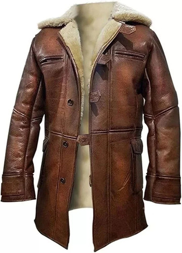 Men bane leather jacket - leather,
