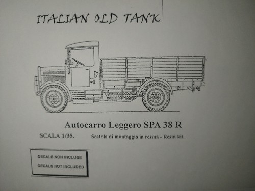 Italian old tank spa stampo - tank,