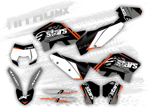 Kit grafica nitromx per ktm - grafica,