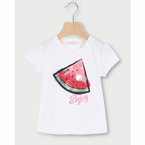 Liu shirt bianca bambina - jo,