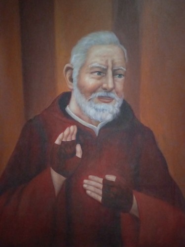 Dipinto padre pio - dipinto, a