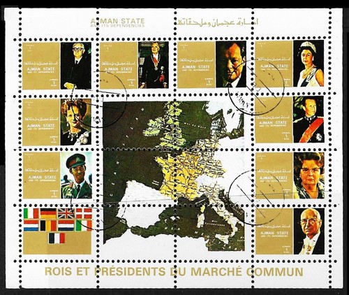 Ajman 1973 capi stato - ajman,