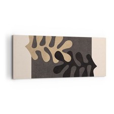 Quadro su Tela 100x40cm Foglie