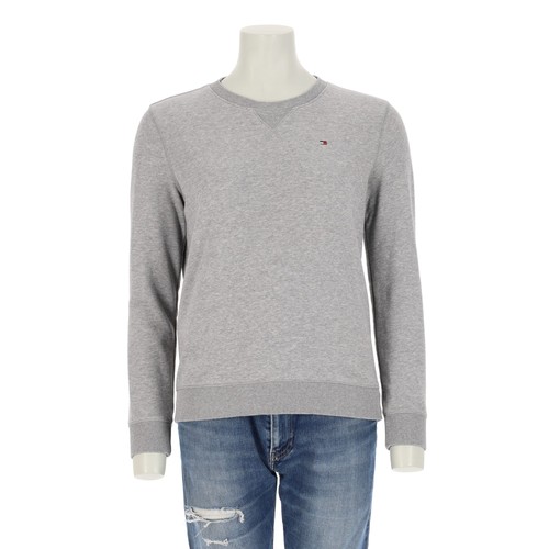 Tommy hilfiger felpa grigia - tommy,