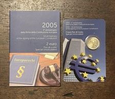 2005 Italia 2 Euro Costituzione Europea blister