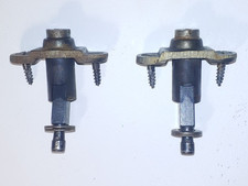 2 cardini / cerniere + fermo mensola per mobiletto Pfaff mod. 30 e 30/31