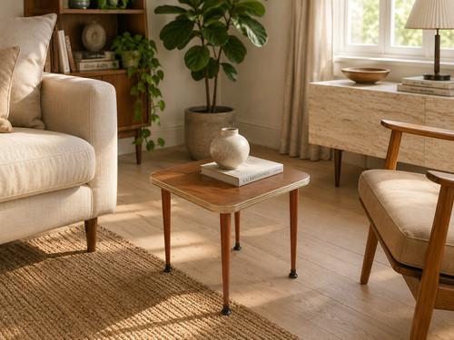 Piccolo tavolino vintage legno