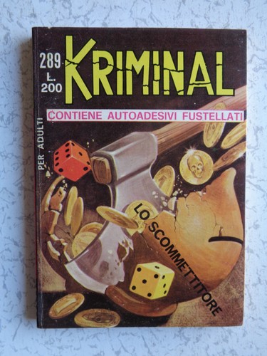 Kriminal 289 con adesivi - n°,