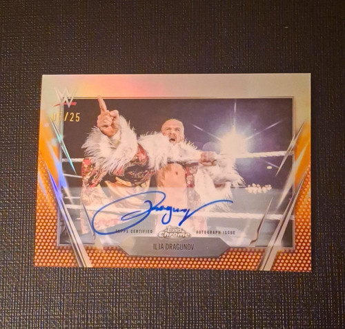 Topps chrome wwe ilja dragunov - topps,