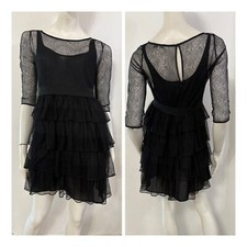 SANDRO Vestito abito nero