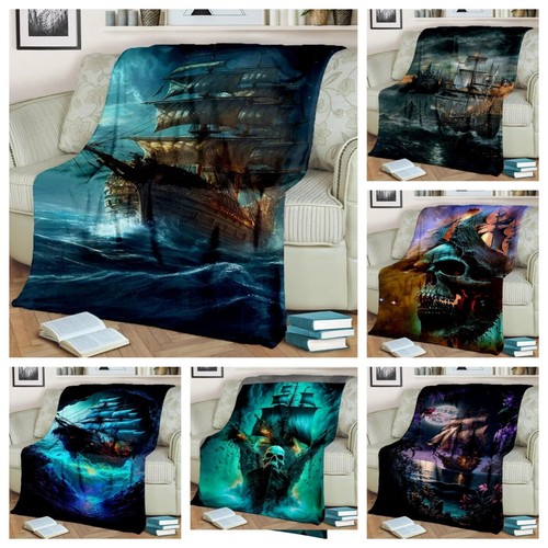 Copriletto nave pirata - 3d,