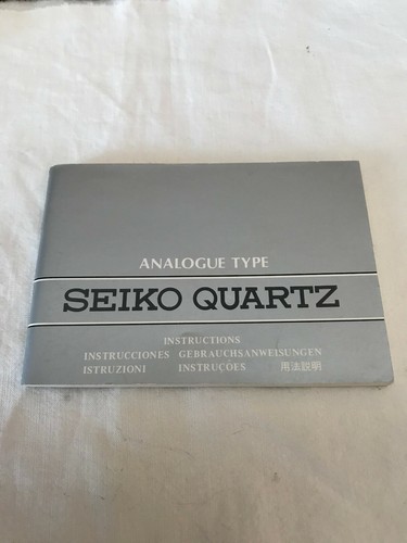 Seiko analogue type 0843 - seiko,