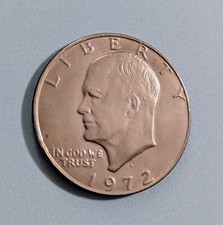 Vtg 1972 One Dollar Coin (D)