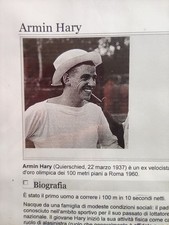 AUTOGRAFO ARMIN HARY MEDAGLIA