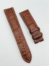 eberhard tazio nuvolari chrono 21mm cinturino strap pelle leather