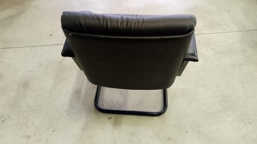 Sedia pelle nera - in,