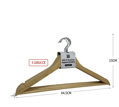 Stampelle grucce legno - grucce,