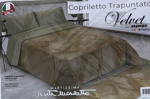Copriletto trapuntato marta - copriletto,