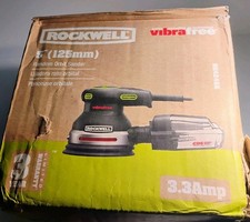 Rockwell Levigatrice orbitale casuale 5", senza vibrazioni, scatola aperta, professionale