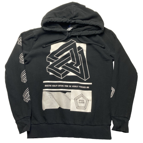 Felpa con cappuccio grafica - , h