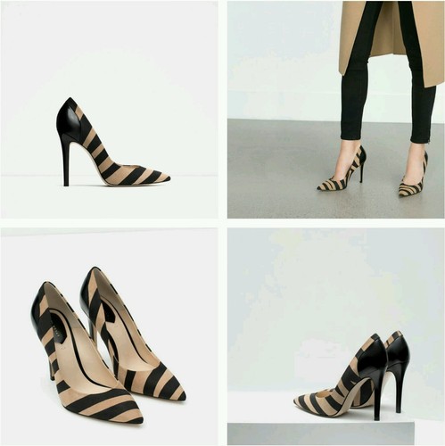Zara leather high - zara,