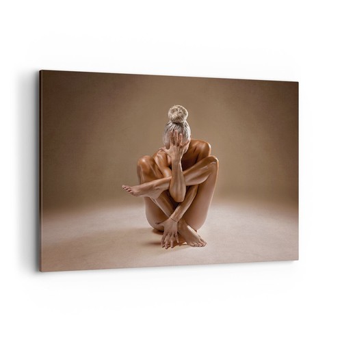 Quadro tela 100x70cm nudo - tela,