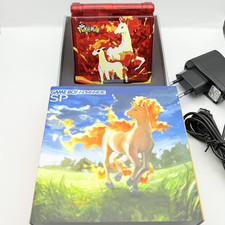 NINTENDO GAME BOY ADVANCE SP - IPS V4 - POKÉMON PONYTA E RAPIDASH - MENÙ OSD -