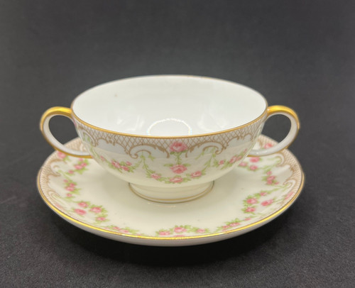 Antico set piattini tazza