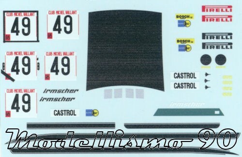 Decal opel manta e - decal, #49