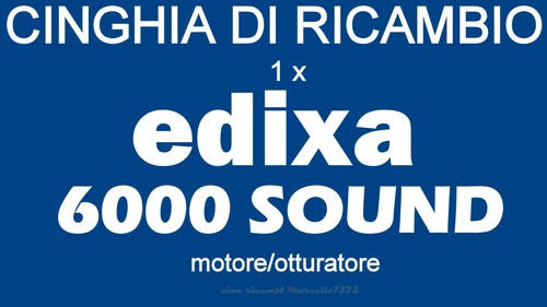 Cinghia ricambio motore - di,