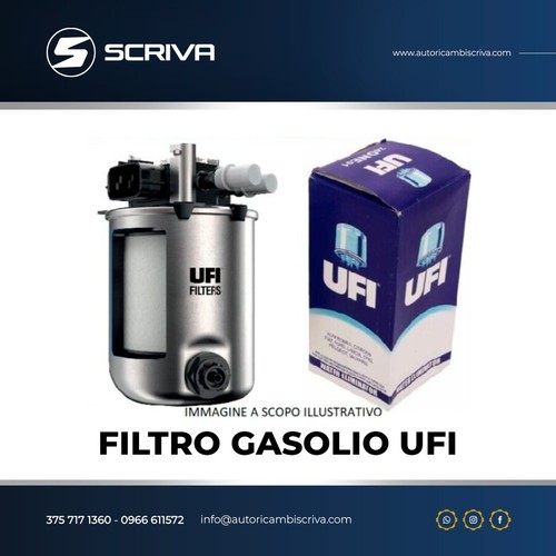 Filtro gasolio ufi 2408000 - filtro,