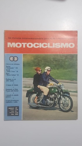 Motociclismo 1968 prove su - 10,