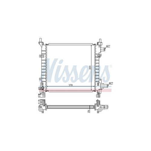 Nissens radiatore acqua motore - acqua,