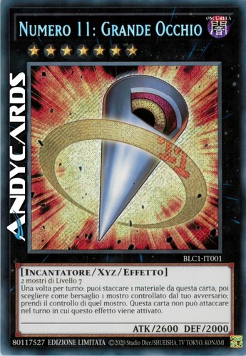 Numero grande occhio - grande,