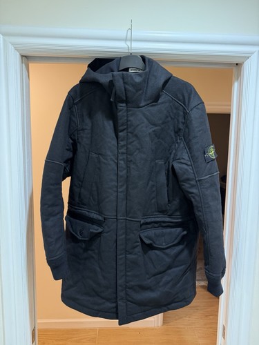 Stone island hooded wool - hooded, logo