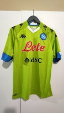 Completo maglia pantaloncini Napoli portiere 20 21 Kappa lime originale raro L