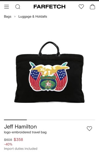 Jeff hamilton logo embroidered - hamilton,