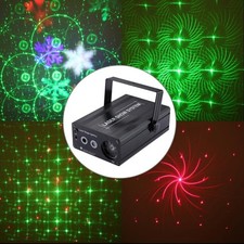 Lampada per proiettore a fiocco di neve laser a luce colorata da 20 W., 6 LED pe