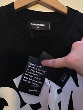 maglietta dsquared nera