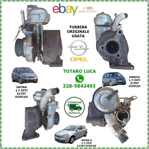 Turbina opel astra meriva - turbina,