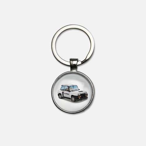Porte clés turbo blanche - r5,