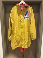 Dsquared2 x K-Way, giacca antipioggia reversibile, taglia M, oversize, autunno 2017, rara