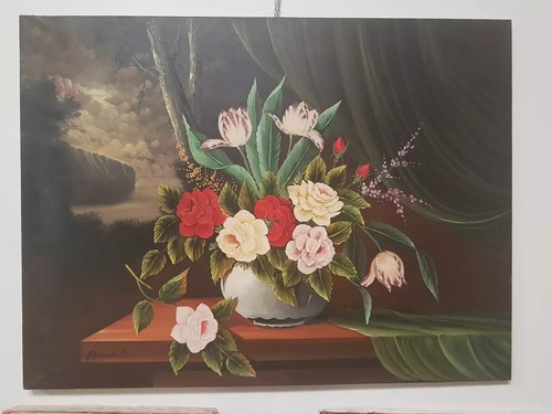 Quadro classico dipinto mano - classico,