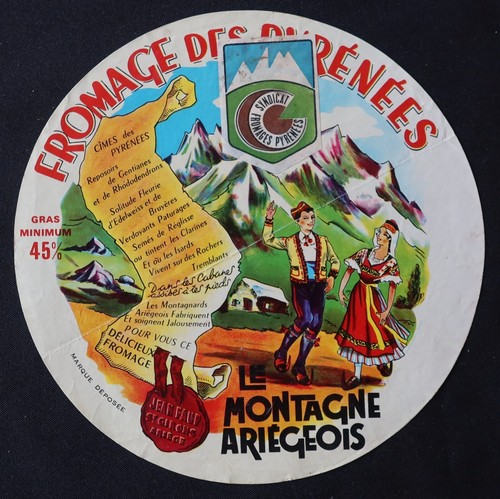 Grande etichetta formaggio - , le