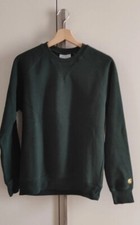 Felpa Carhartt taglia XS Verde Scuro