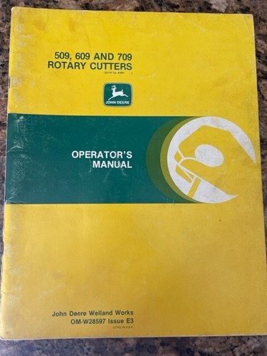 John deere taglierine - deere~taglierine, rotanti