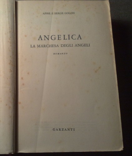 Libro angelica la - -, marchesa