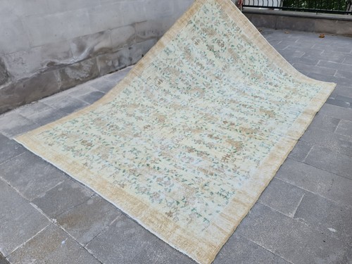 Tappeto vintage turco oushak - vintage,