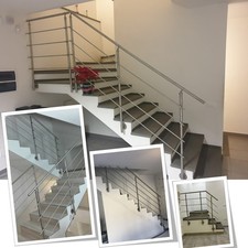 Ringhiera scala acciaio inox
