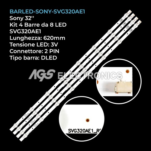 Kit barre strip - 4, sony